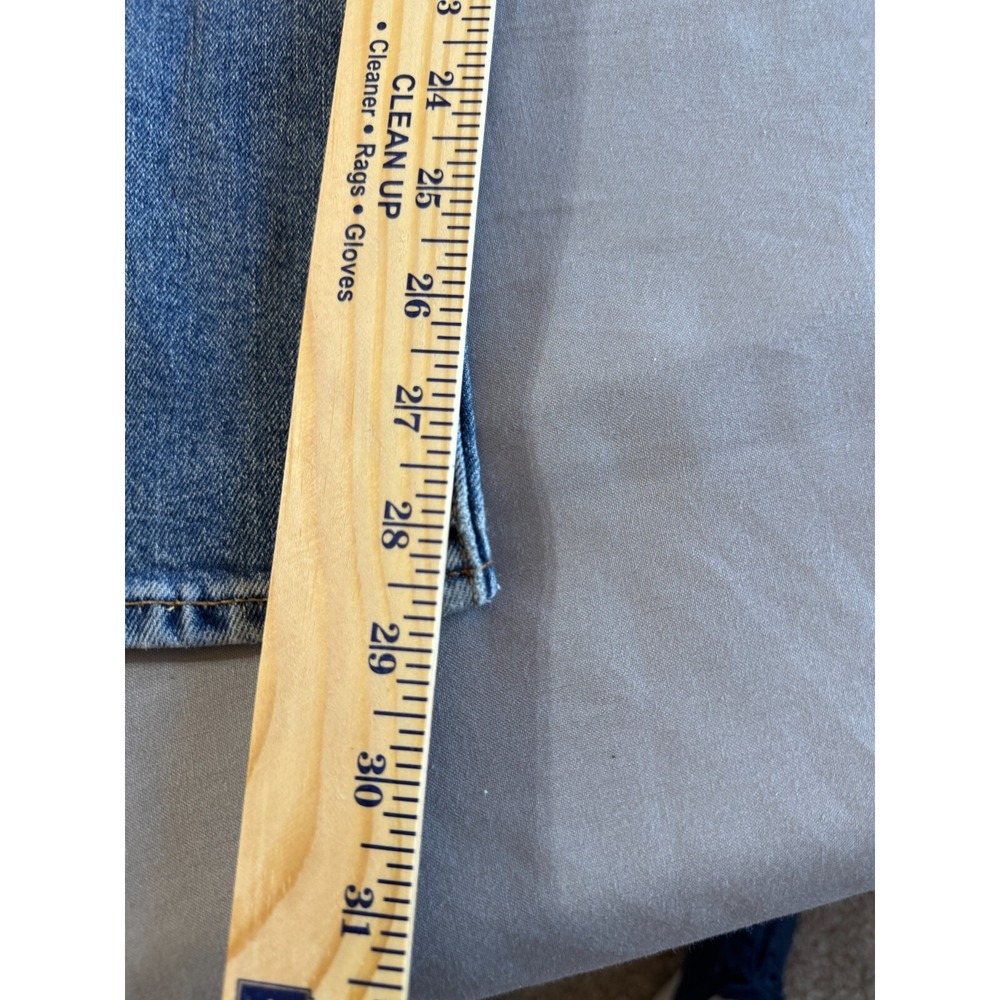 Levis 514 Straight Jeans Mens 34x32 (Actual 34x29) Blue Mid Rise Regular Fit - Picture 5 of 16